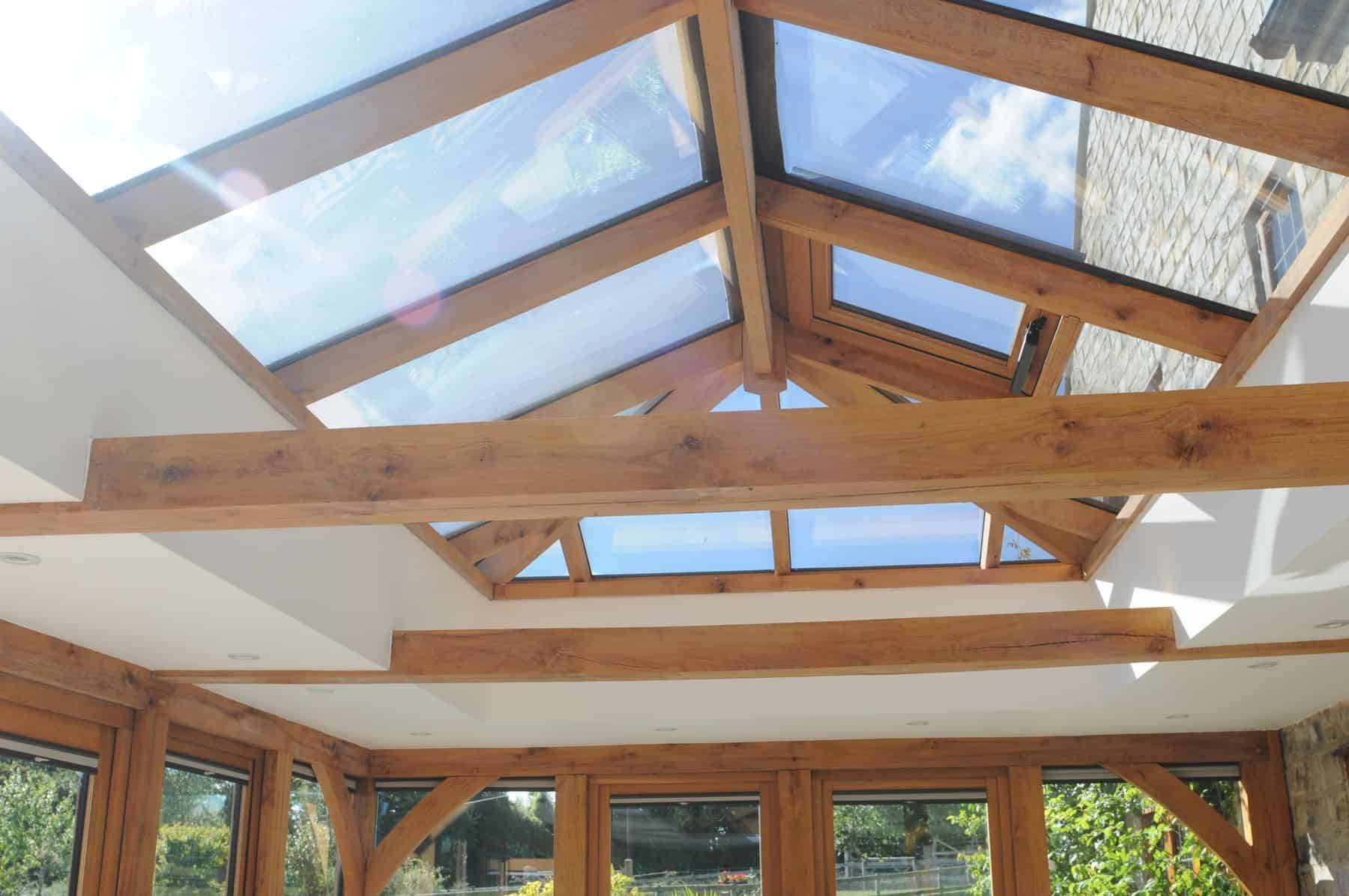 oak framed orangery lantern