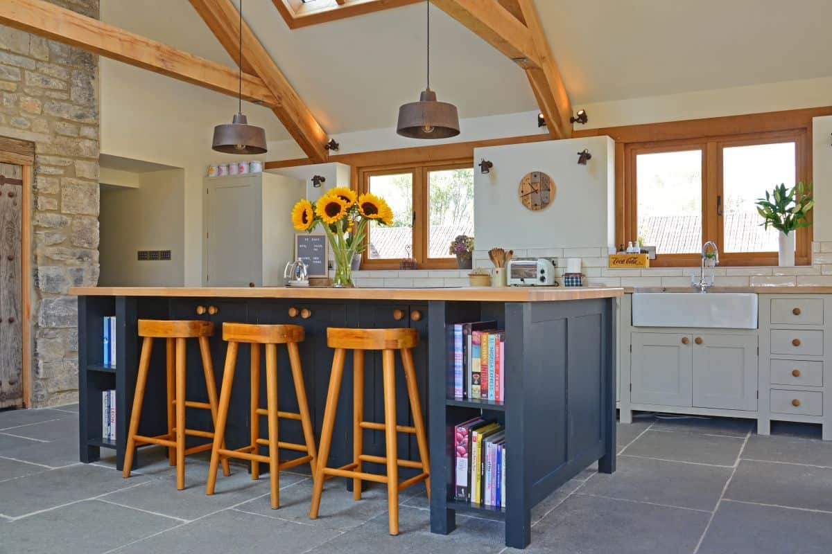 contemporary oak garden room