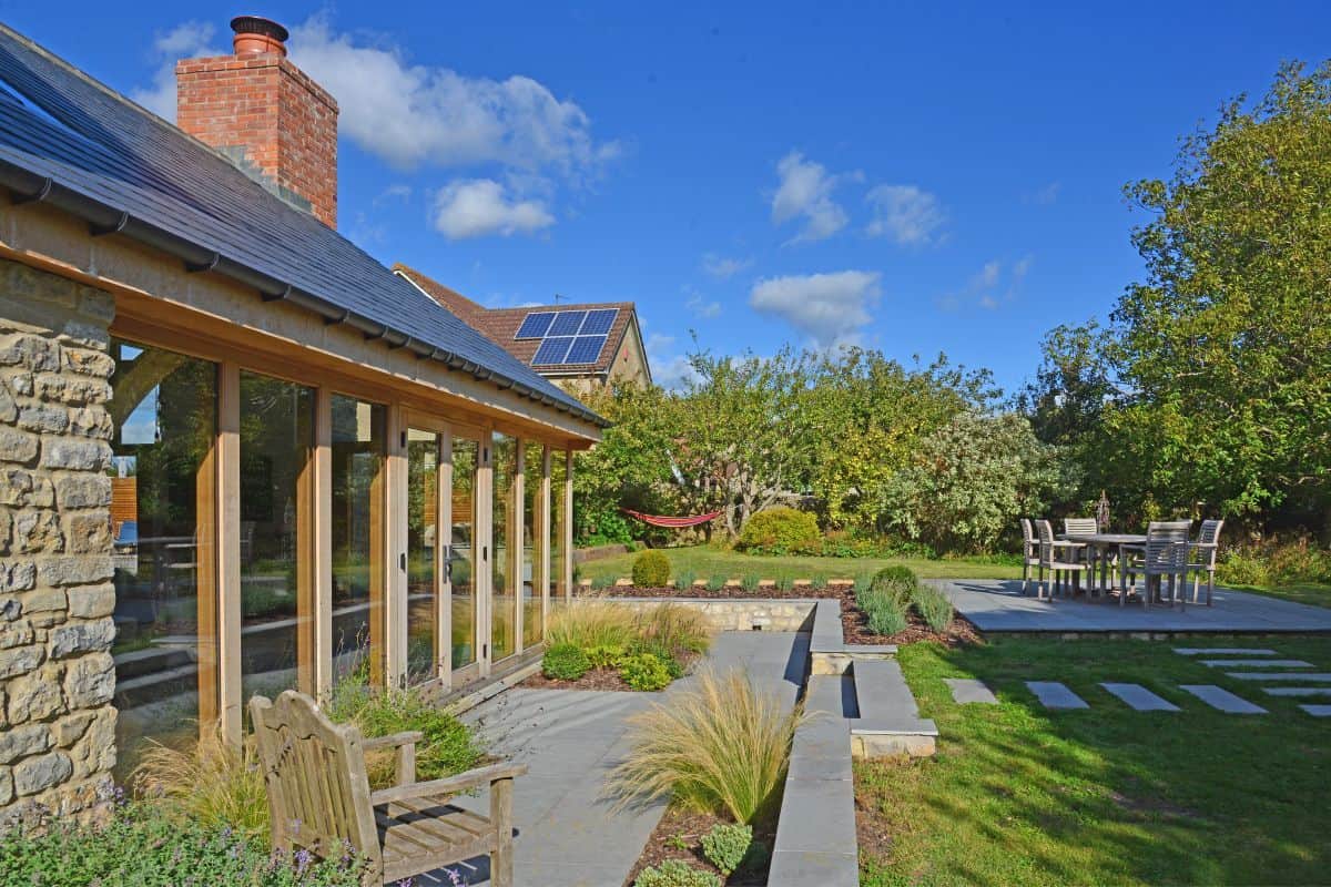 luxury oak garden room