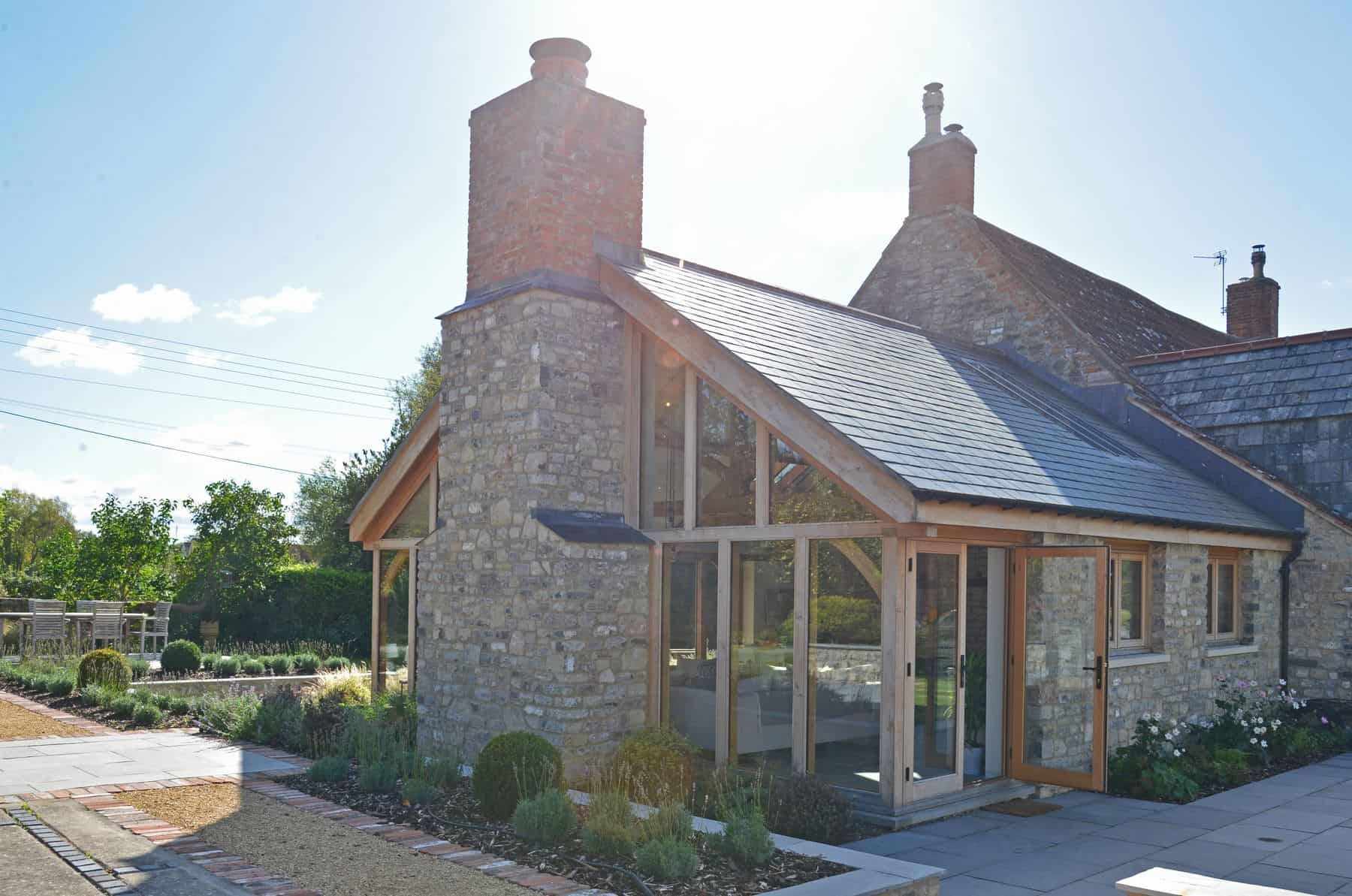 bespoke oak framed kitchen extension