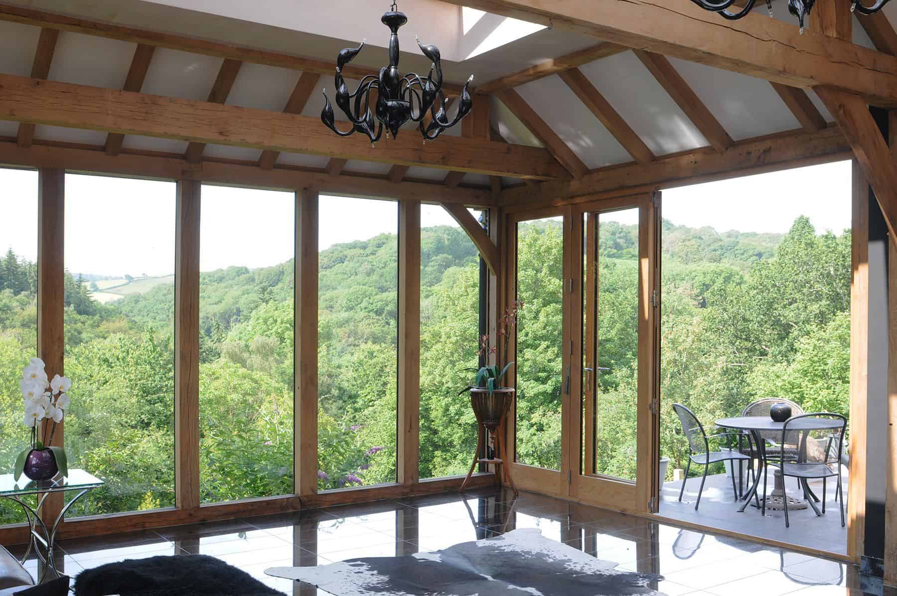 oak orangery interior views