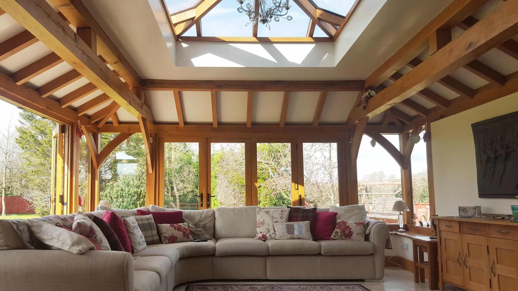 oak orangery interior