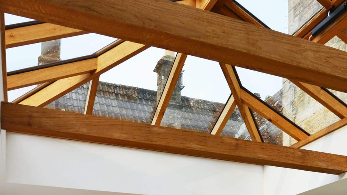 modern oak orangery roof lantern