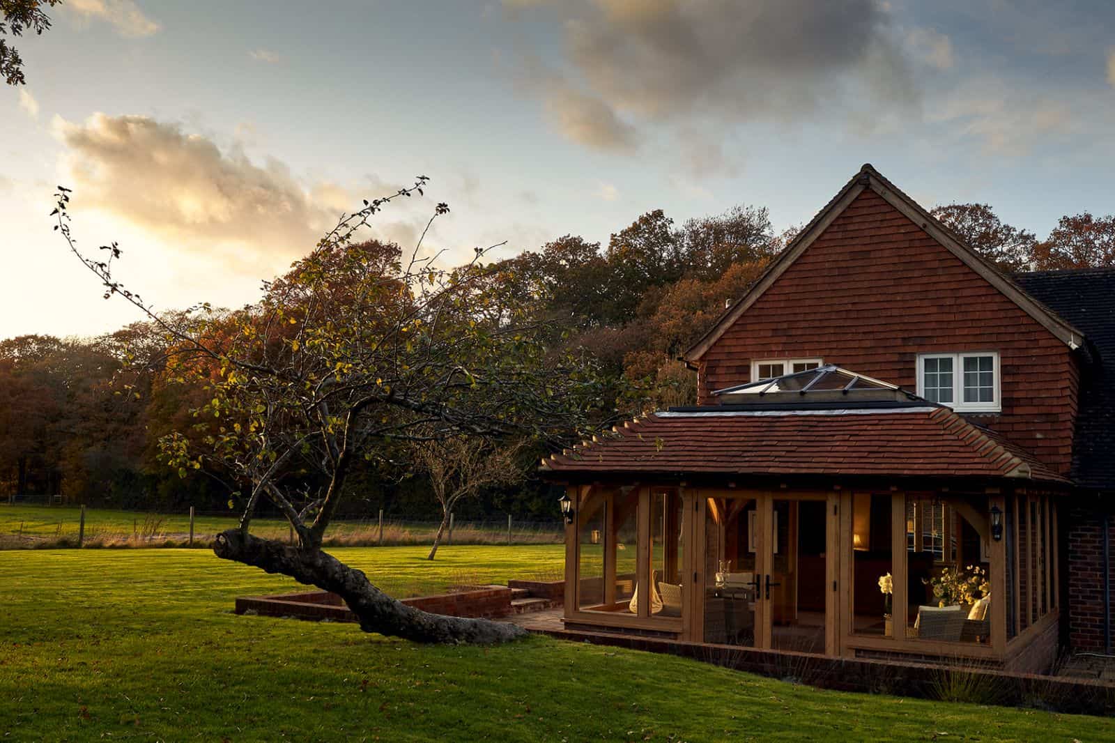 bespoke oak orangery