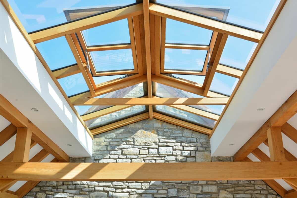 oak orangery lantern roof