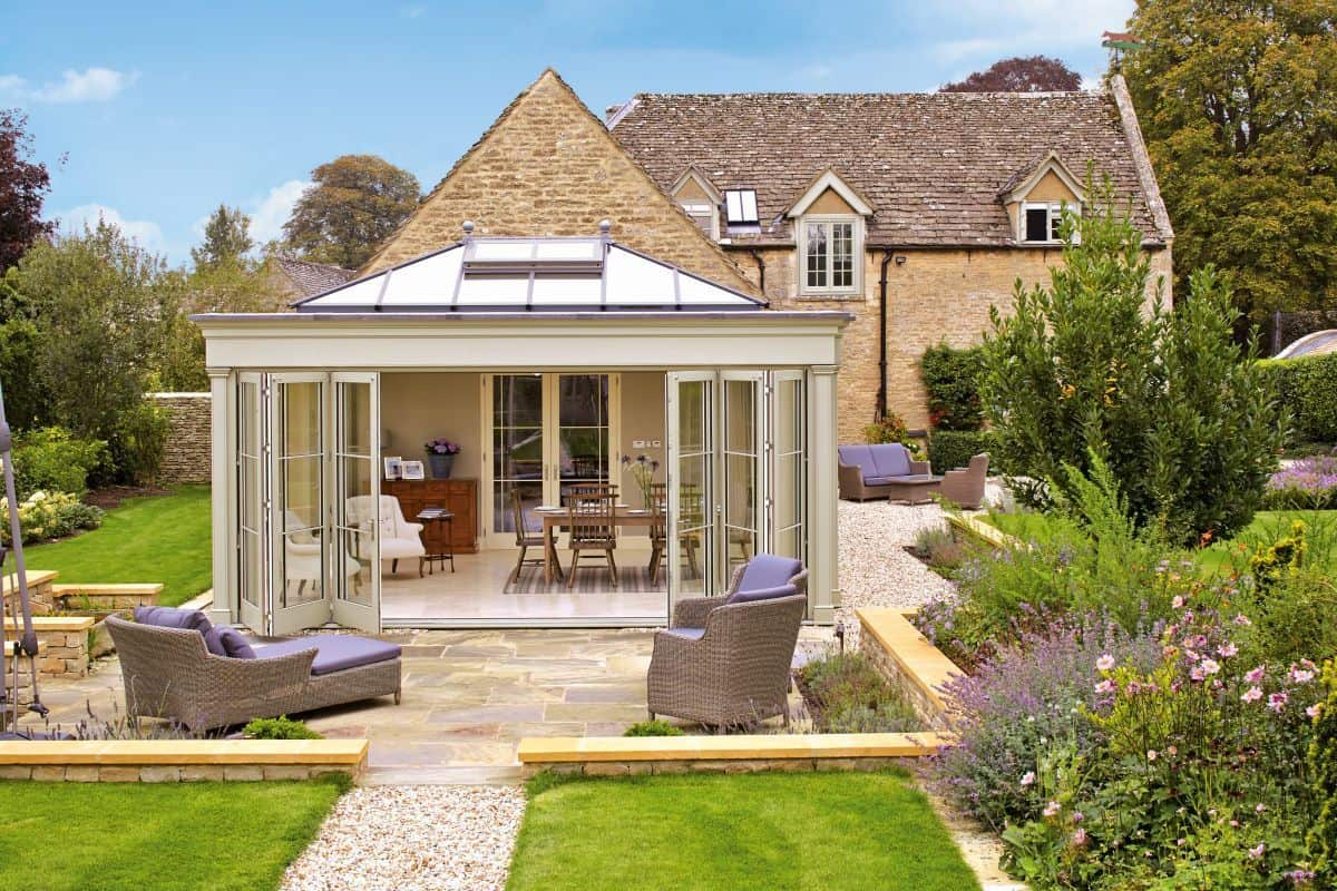 orangery with bi-fold doors