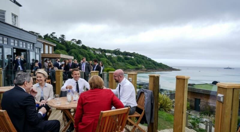 g7 summit at Carbis Bay