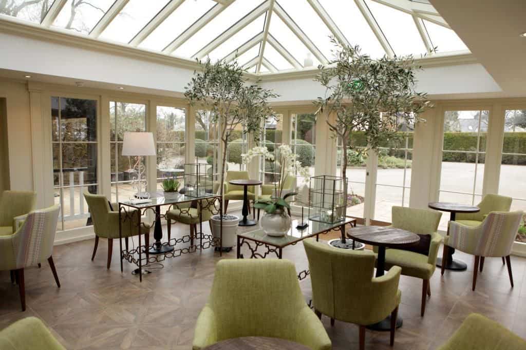 Wroxton House Hotel orangery reception