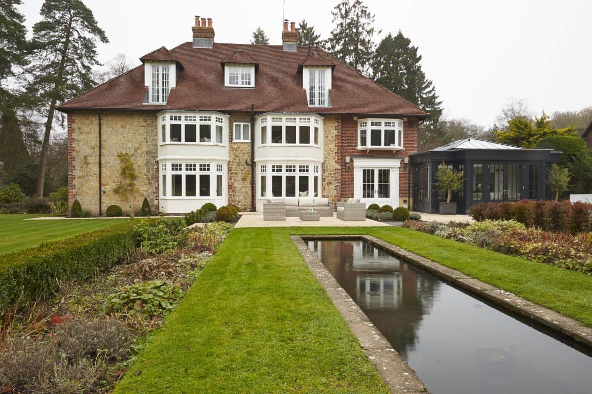 bespoke painted orangery