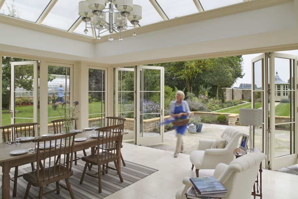 orangery with bi-fold doors