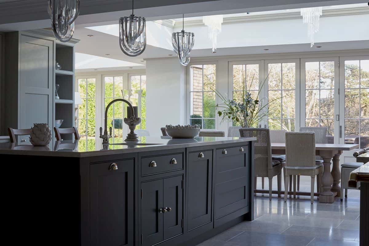 orangery kitchen extension with Tom Howley kitchen