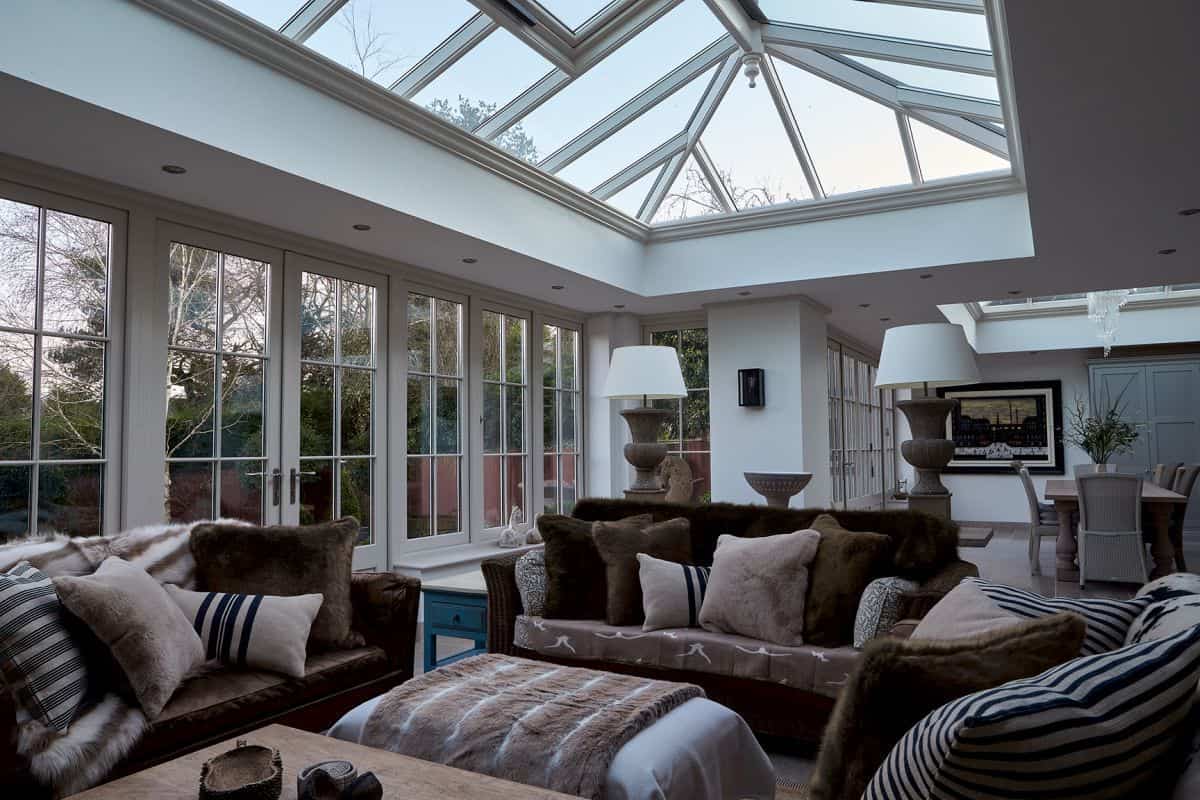 open plan orangery design