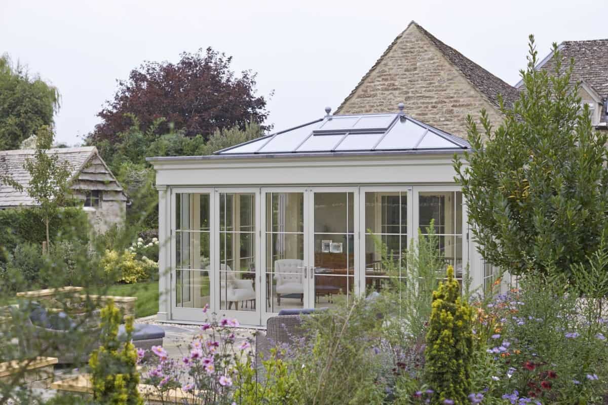 bespoke orangery with bi-fold doors