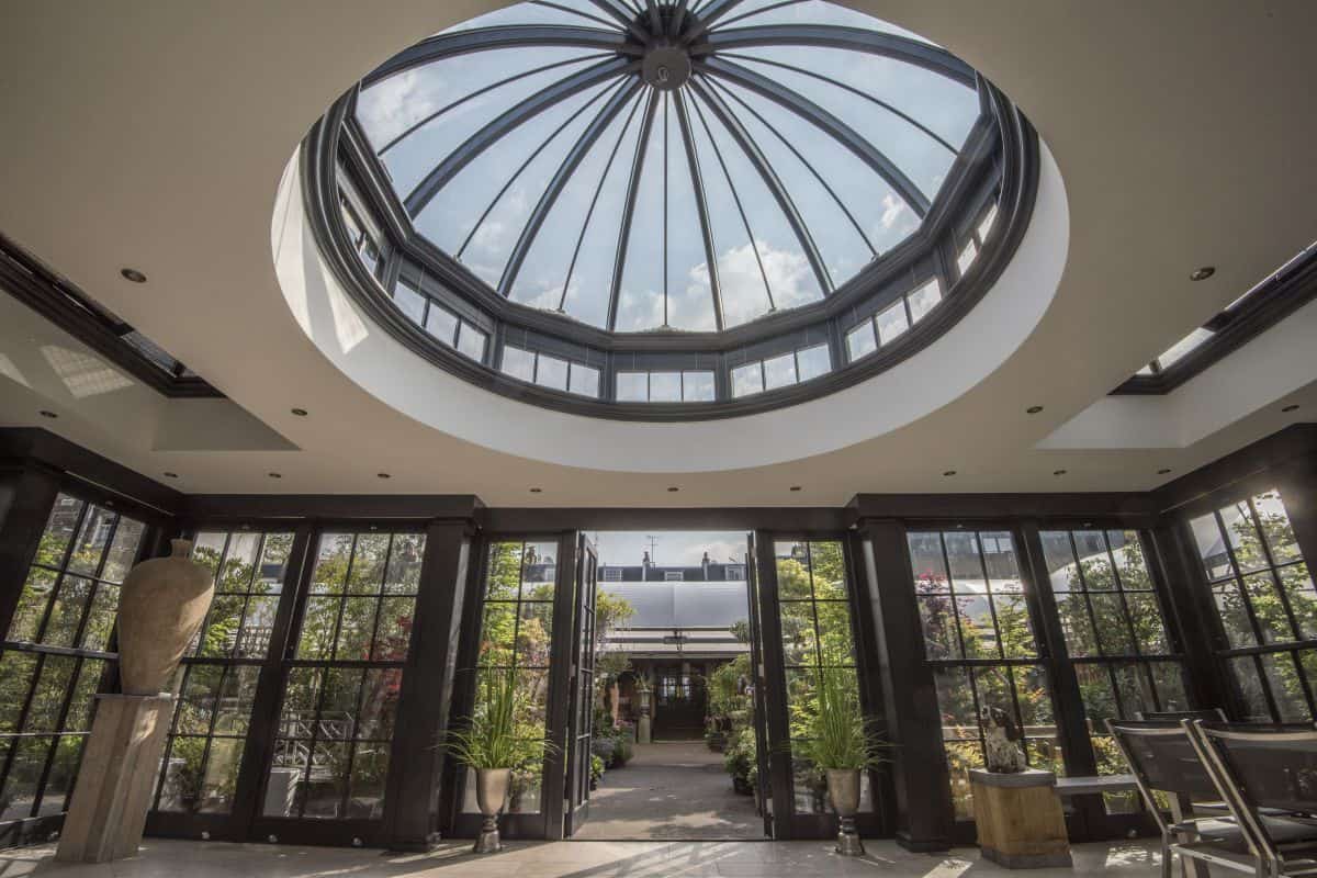 orangery showroom lantern and windows