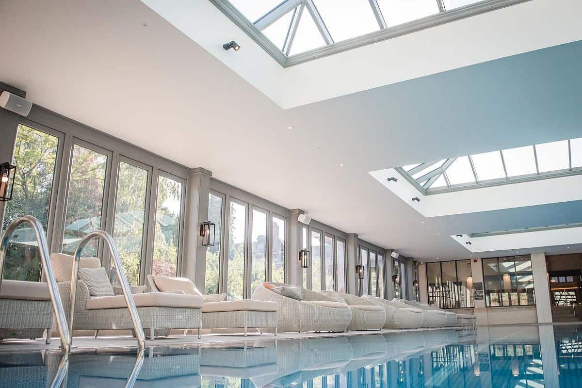 commercial pool building orangery