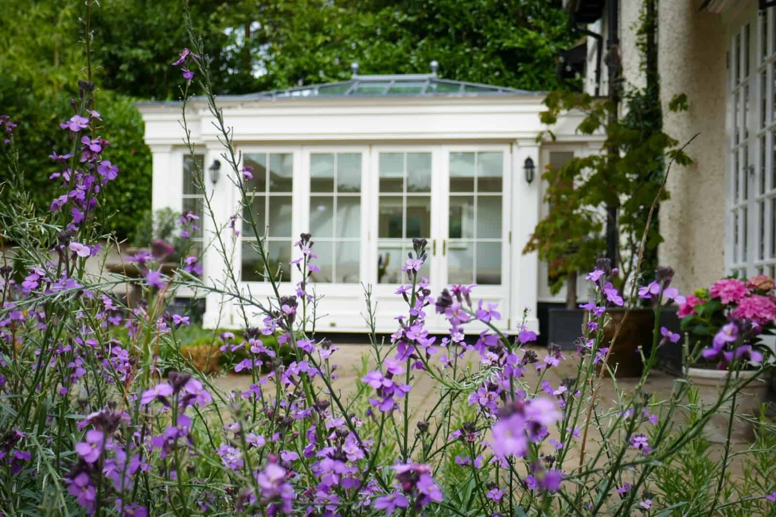 orangery garden scene