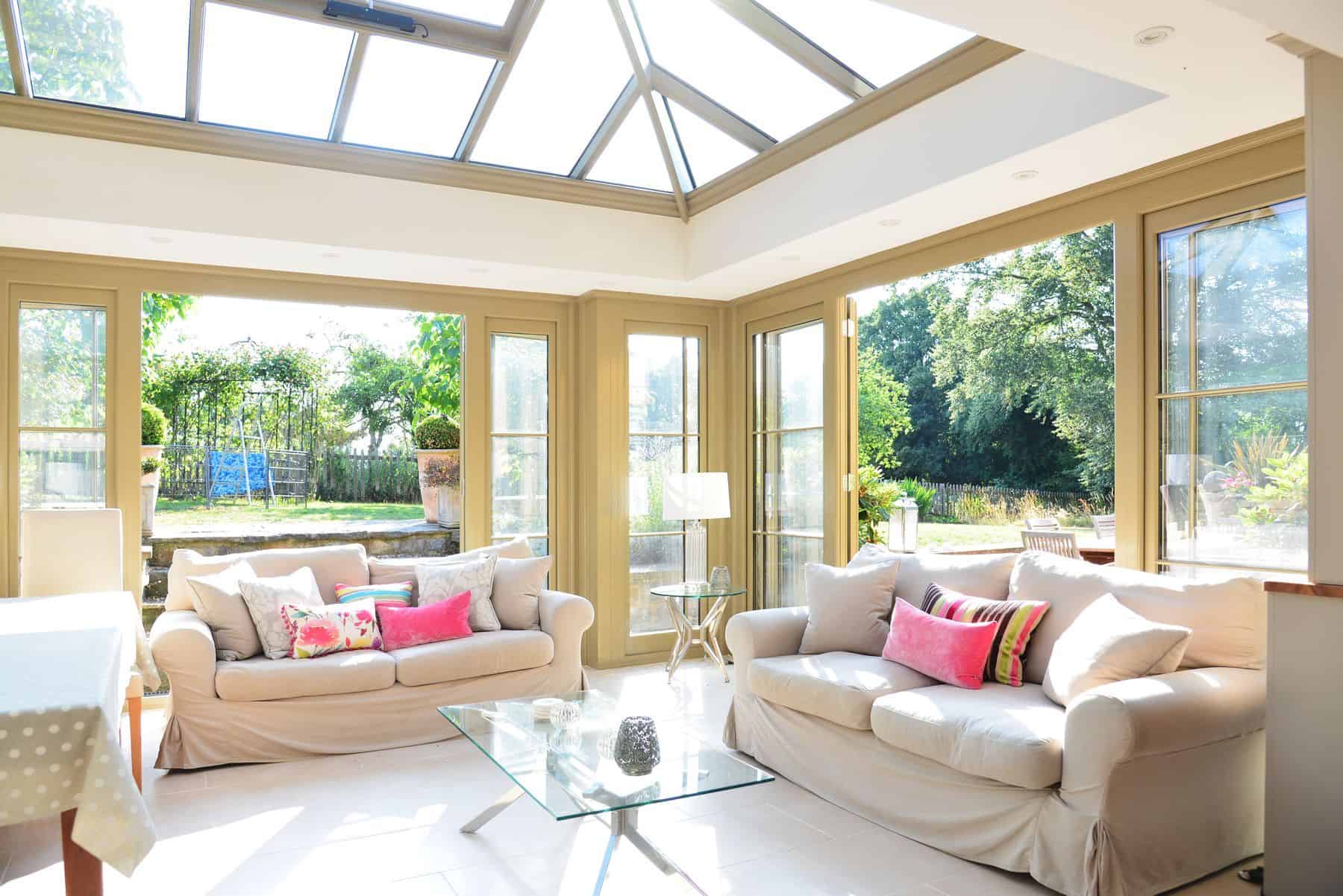 bespoke orangery with french doors