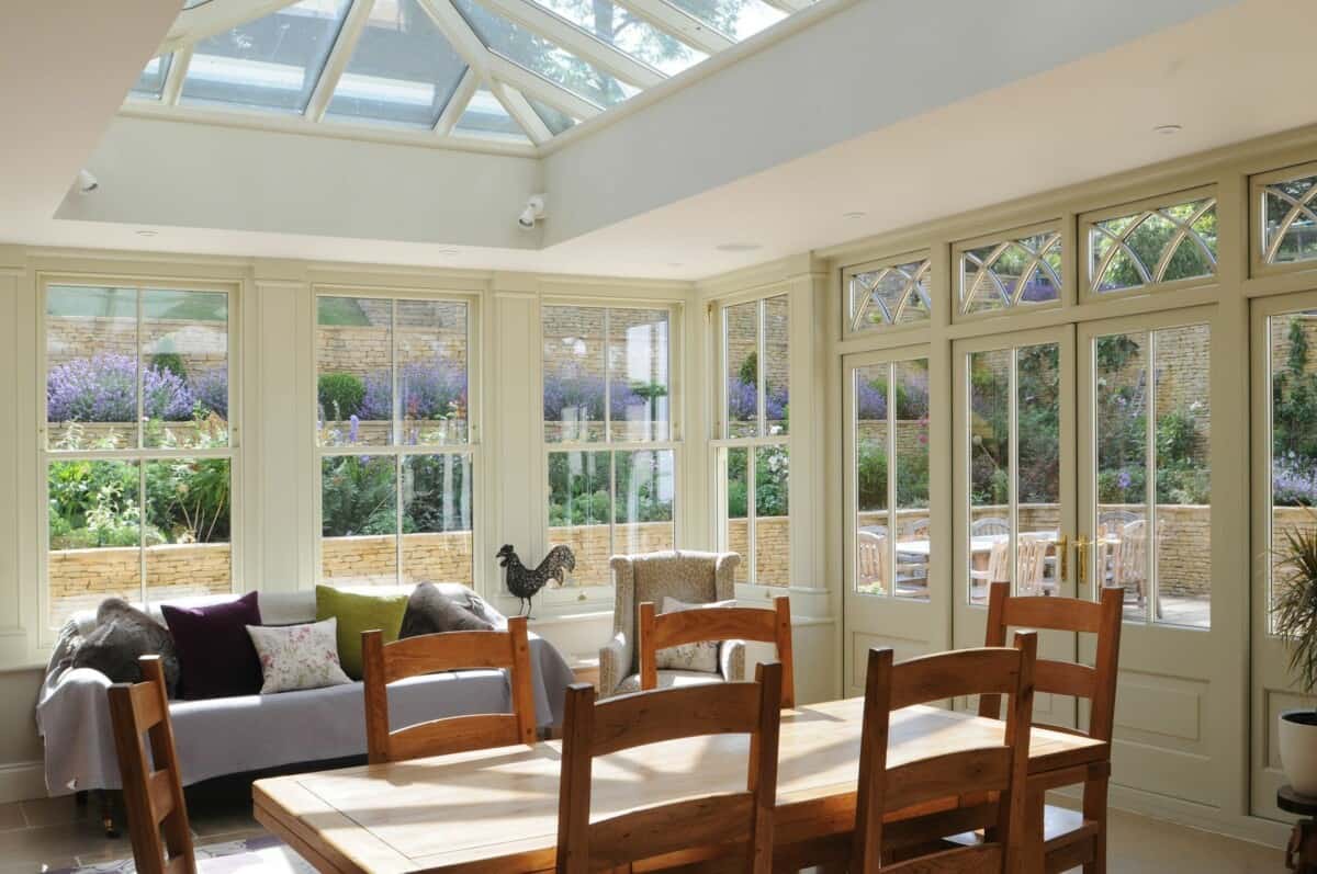 orangery living & dining room