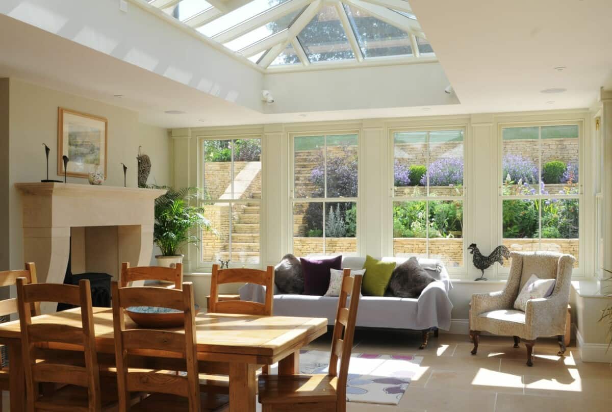 living room orangery interior