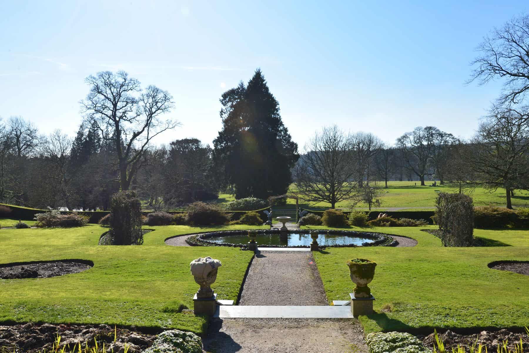 View from Arlington Court conservatory interior