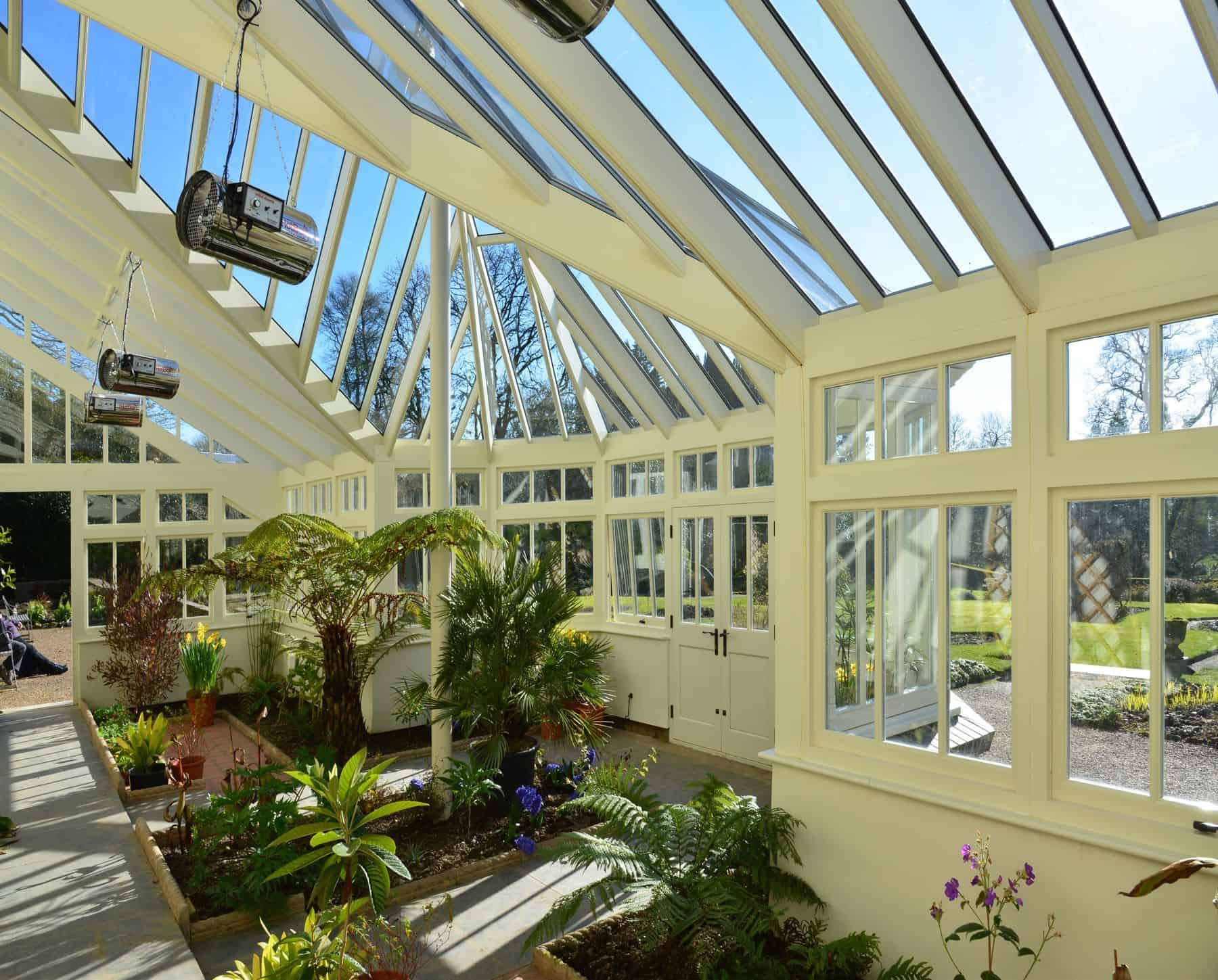 Arlington Court conservatory interior