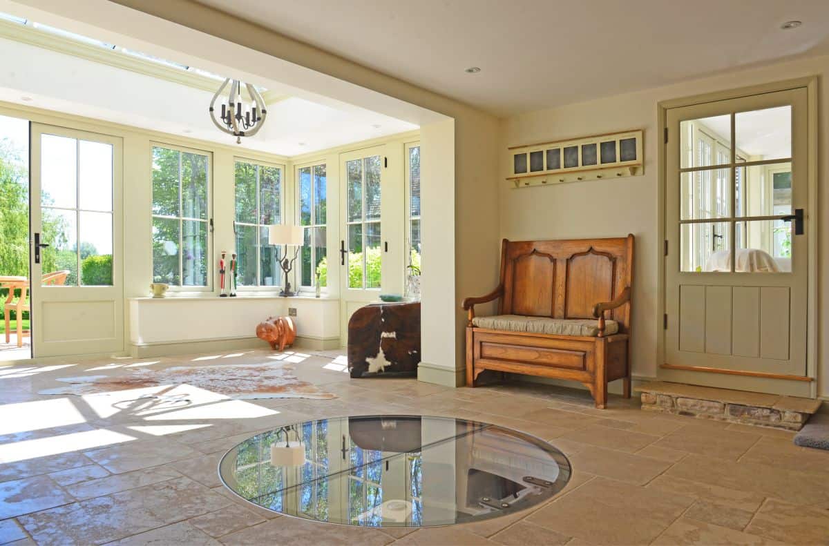 orangery with wine cellar