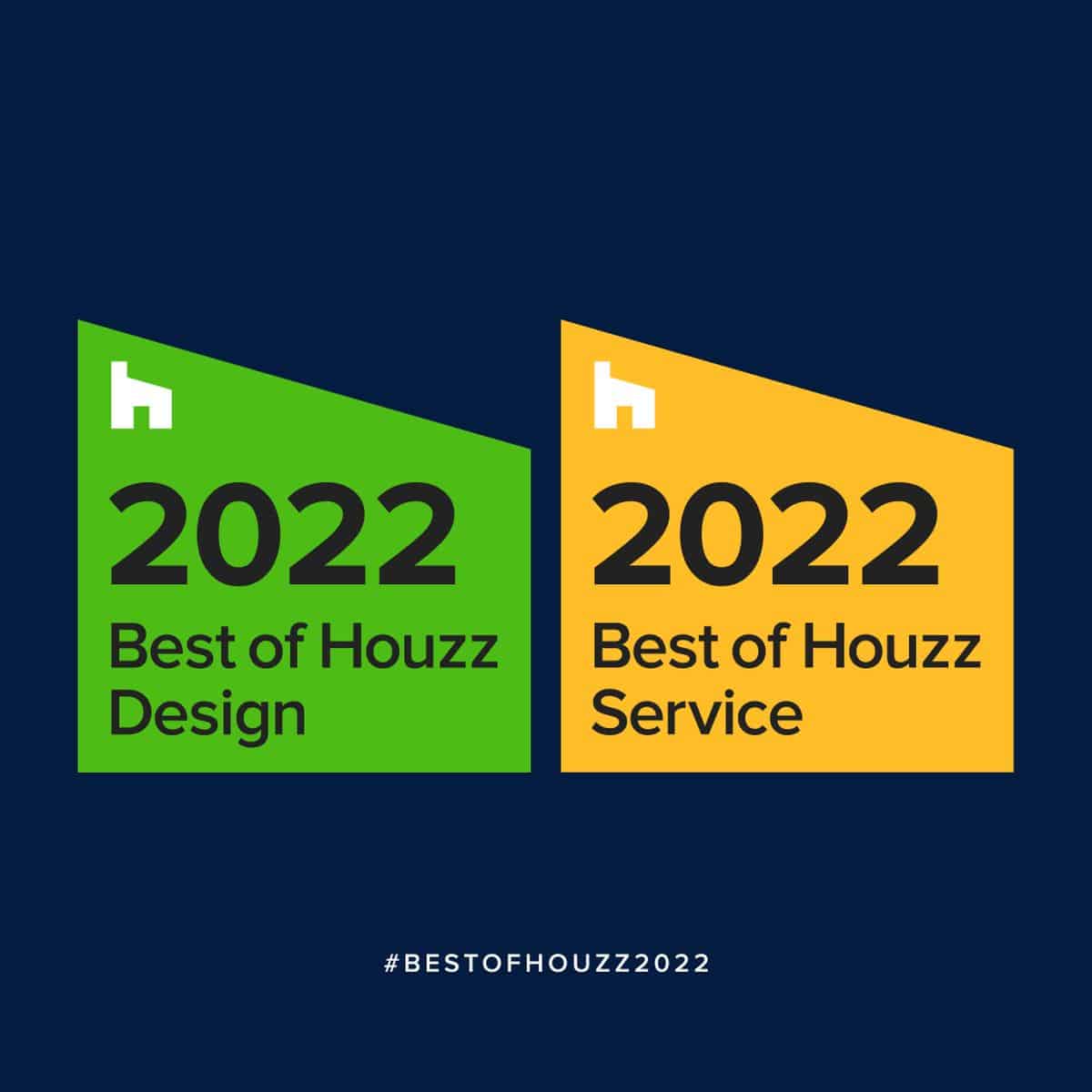 houzz design & service awards