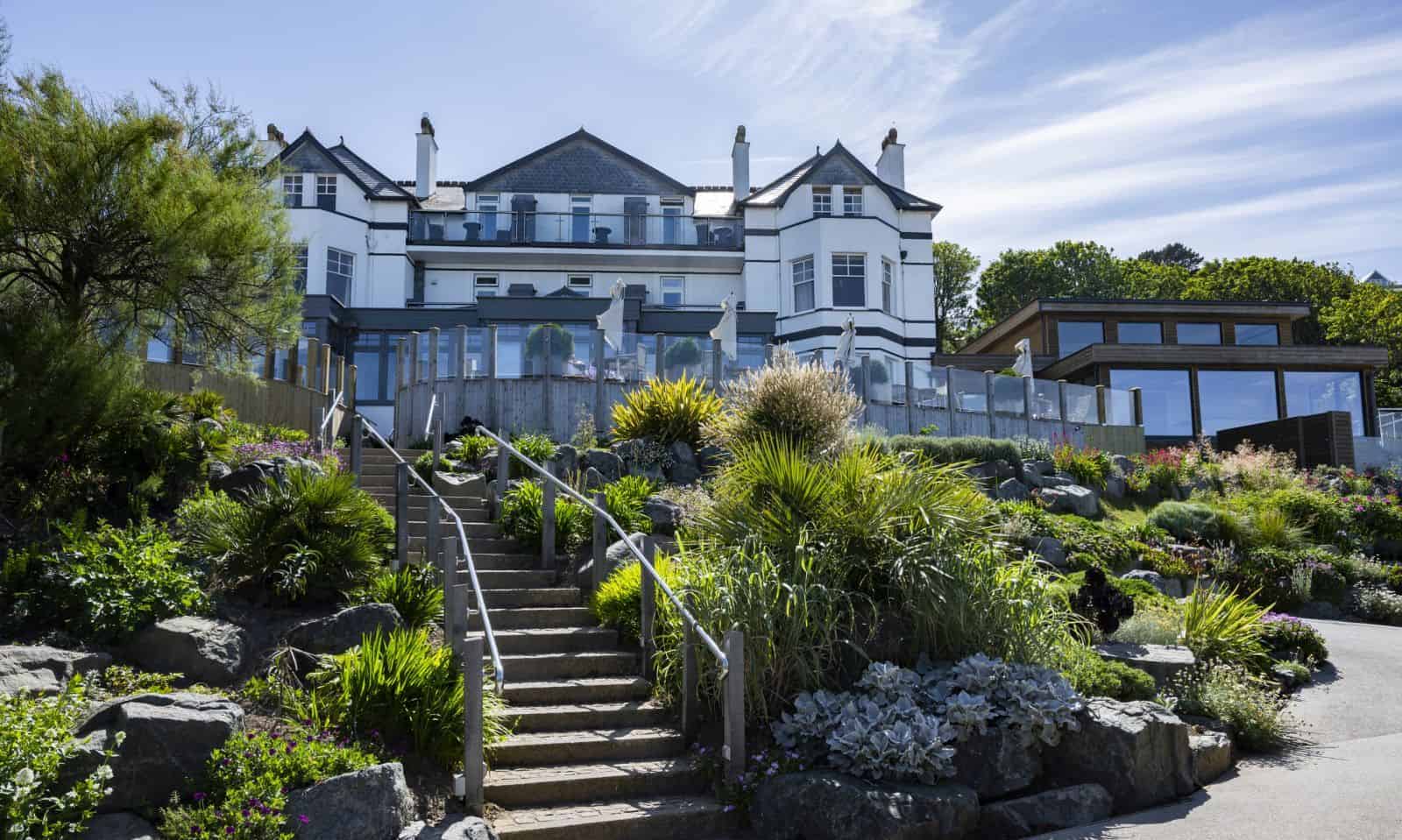 carbis bay orangery beach view