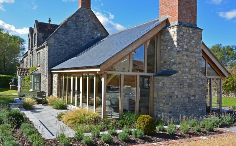 bespoke oak framed extension