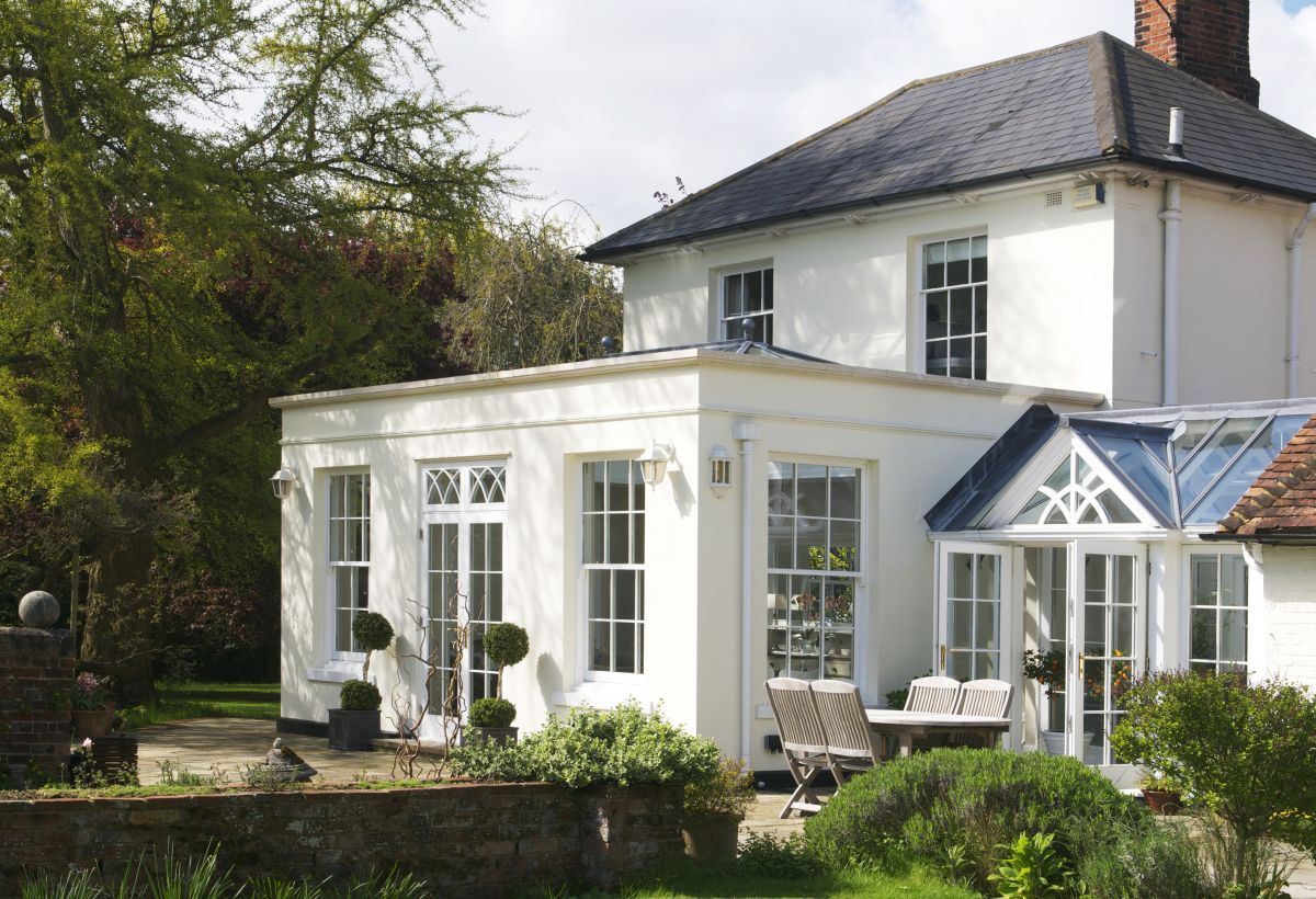 traditional stone & timber orangery