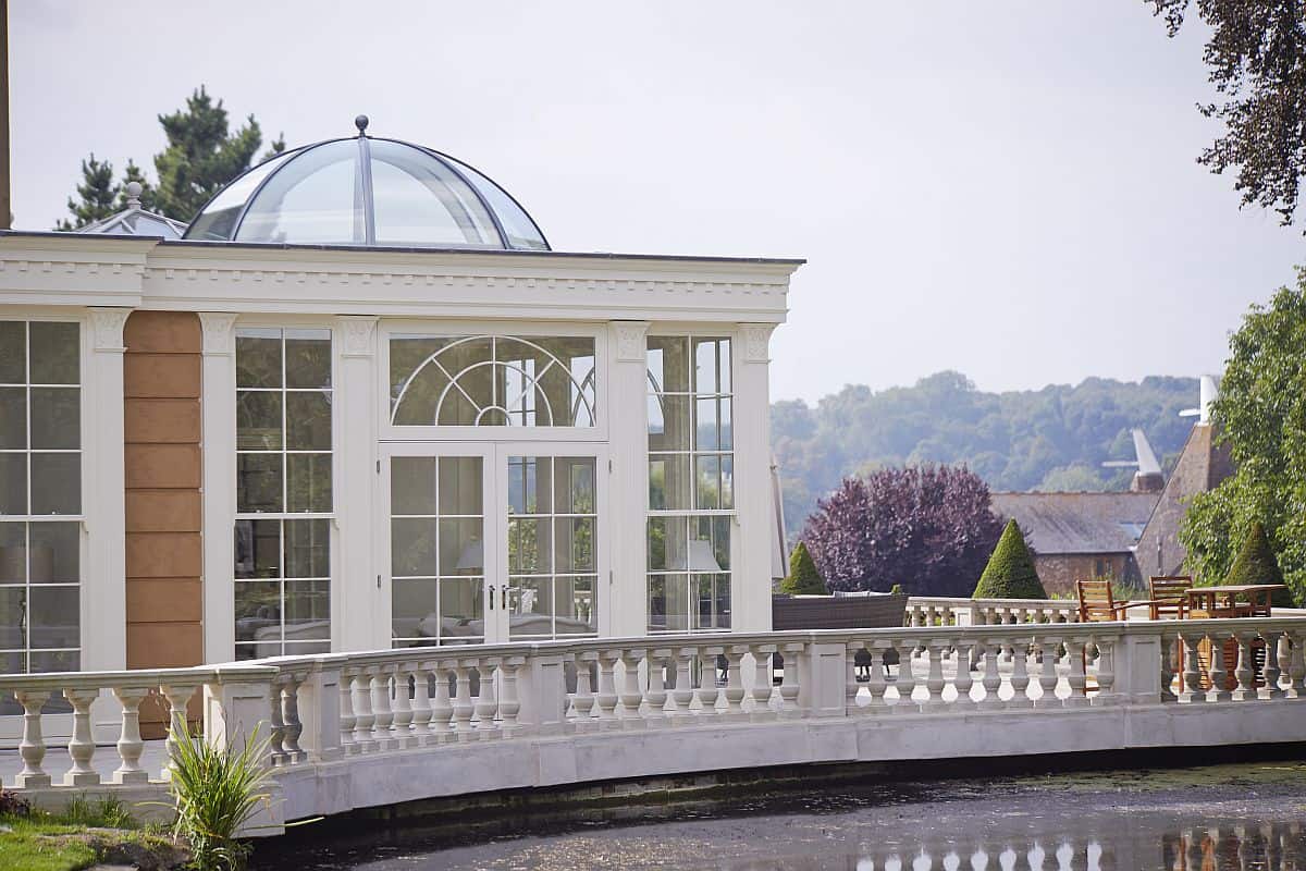 orangery with dome lantern roof