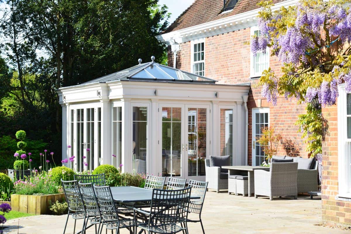 orangery outdoor connection