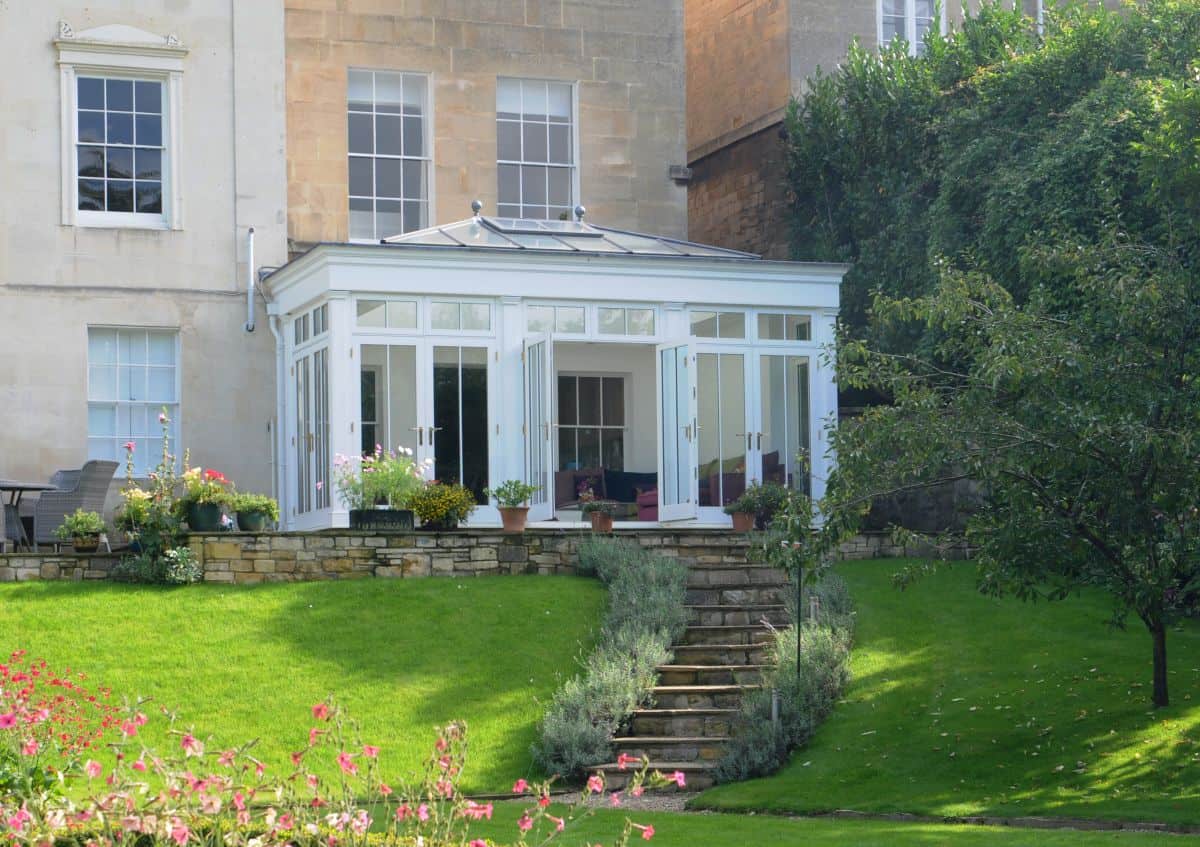 orangery painted white