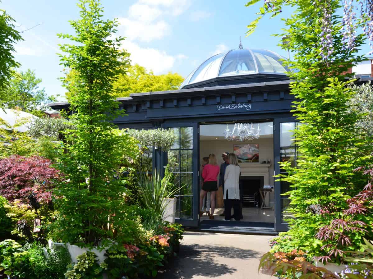 orangery showroom painted halcyon grey