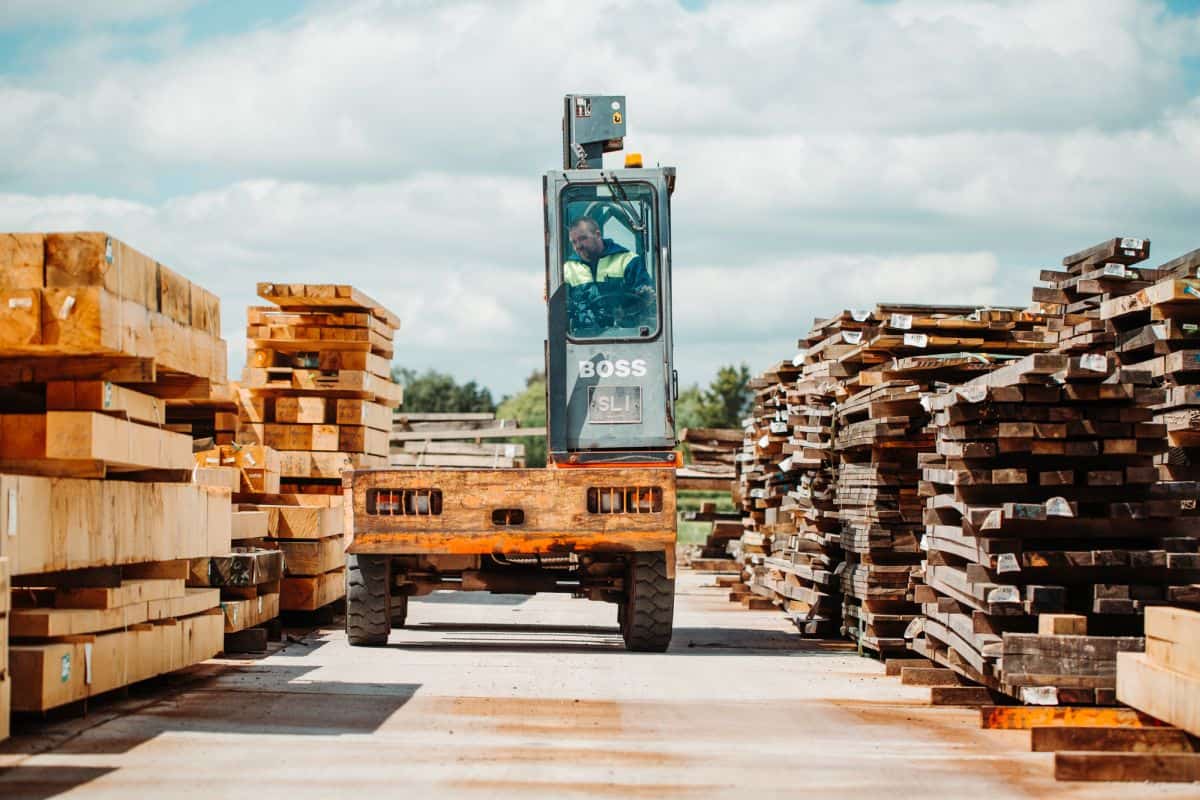 selecting air dried oak