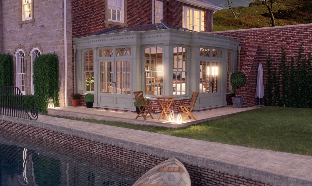 orangery 3d design drawing