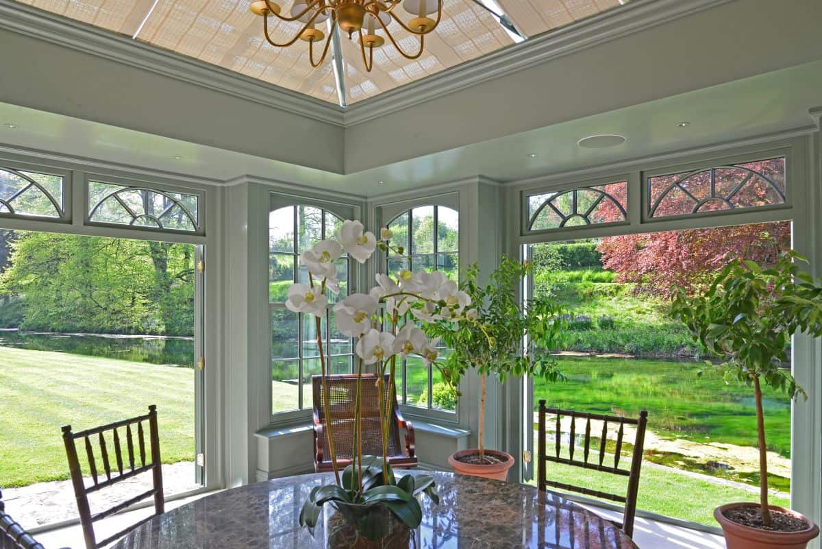 mill house orangery interior views