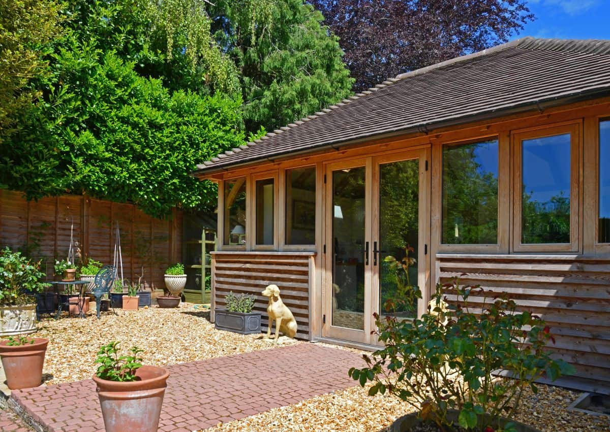 oak framed garden office