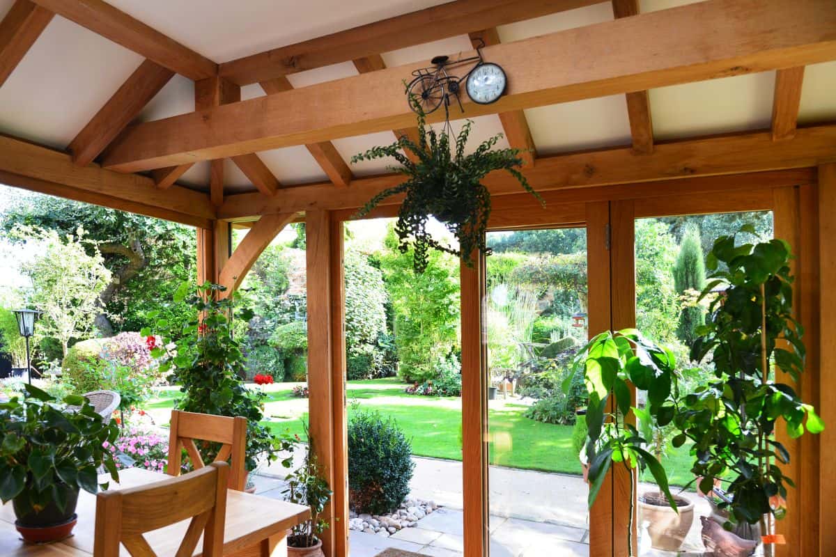 oak framed garden room