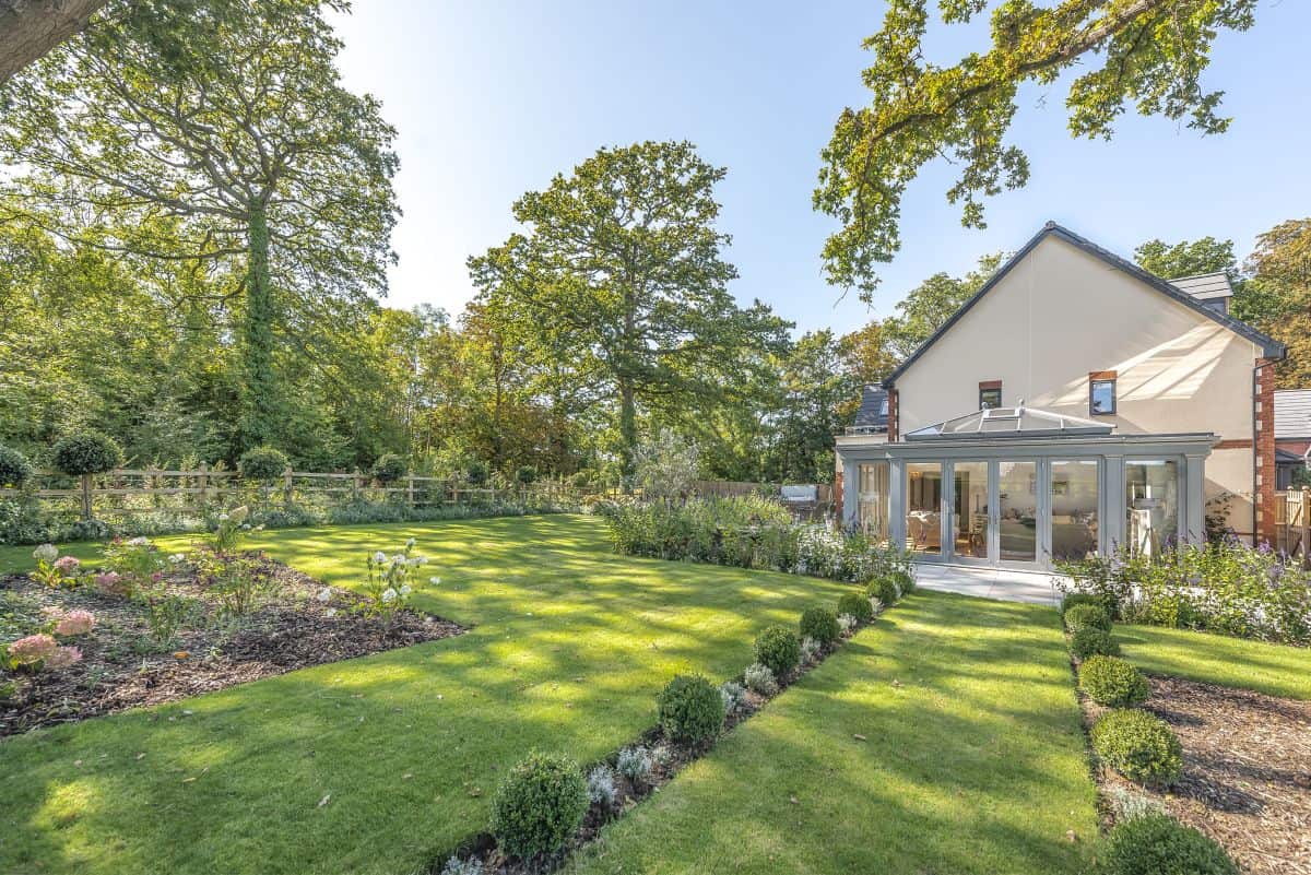 orangery with woodland views