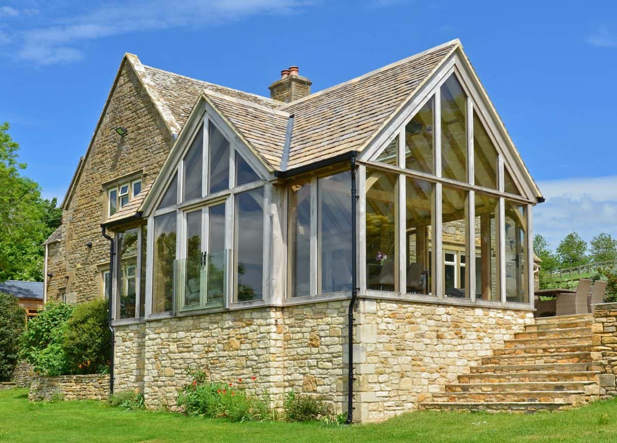 after oak garden room