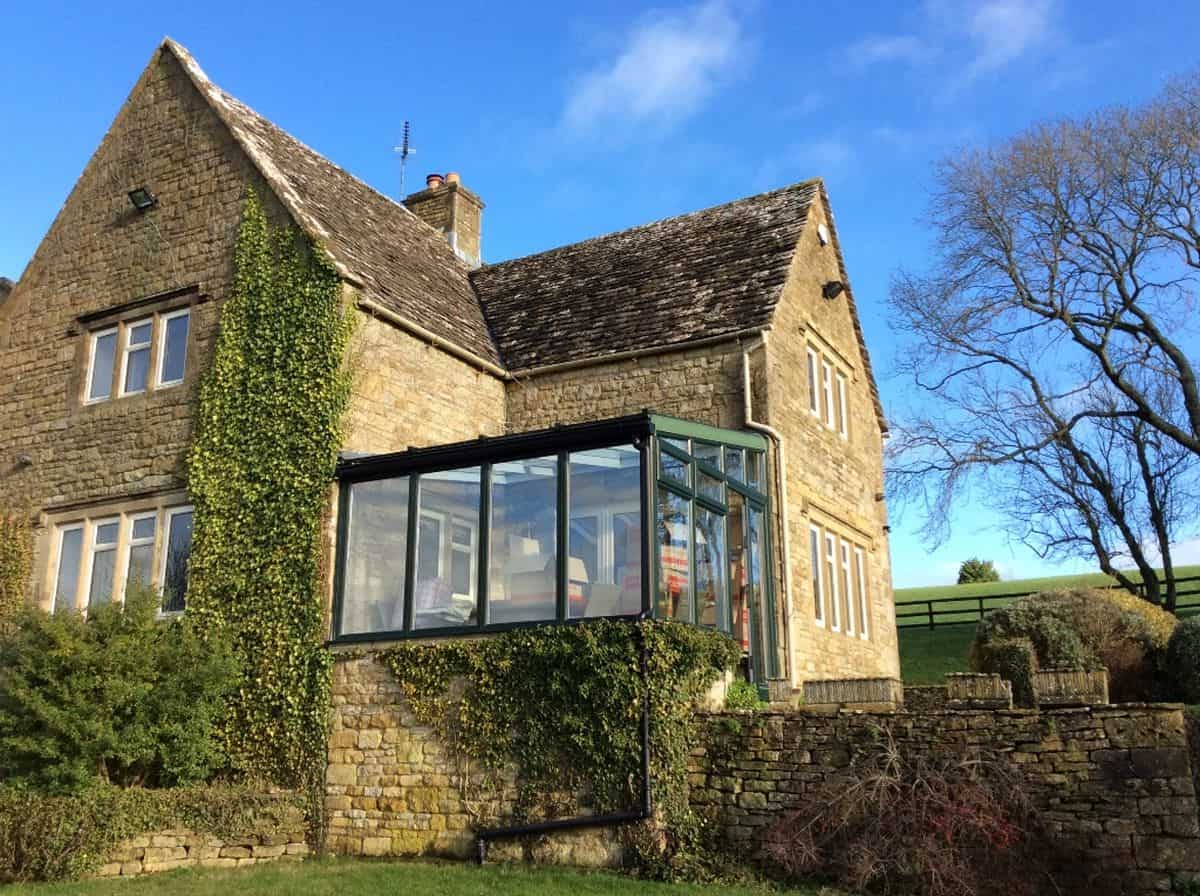 before oak garden room