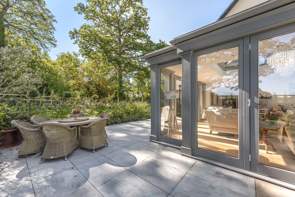 orangery with dining patio