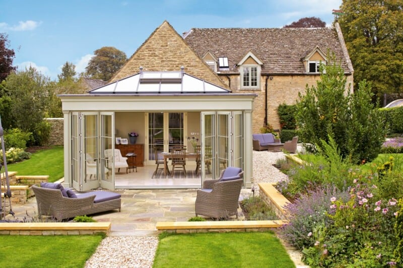 orangery outdoor entertaining space