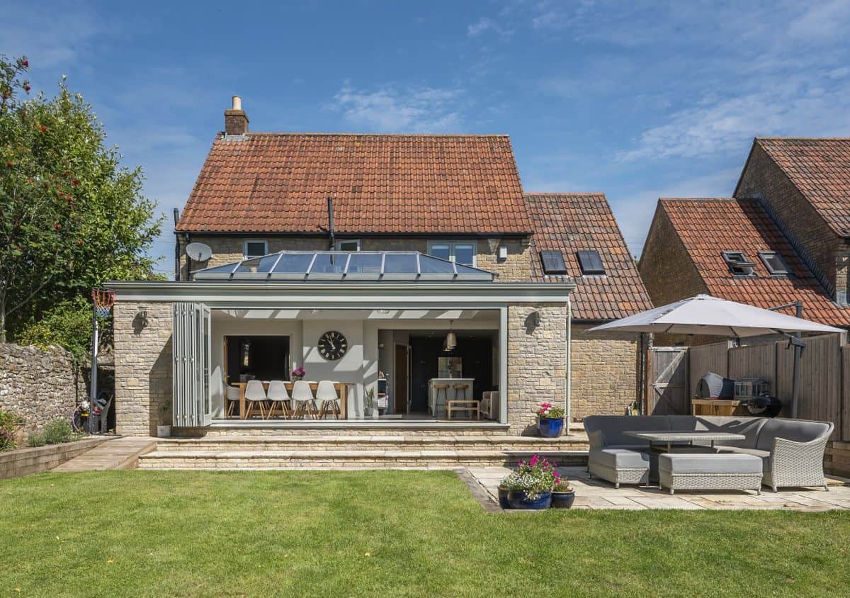 contemporary orangery living