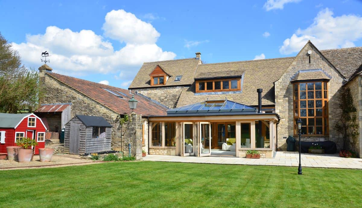 oak framed orangery design