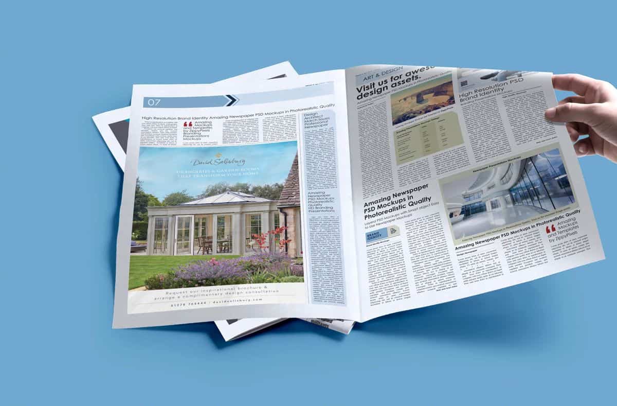 orangery advertising in national press