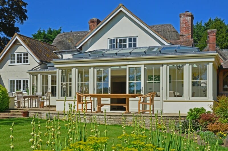 bespoke timber orangery