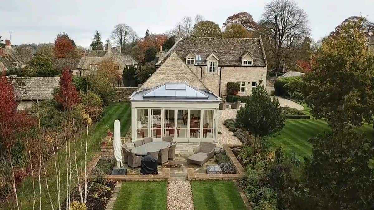 orangery drone photography