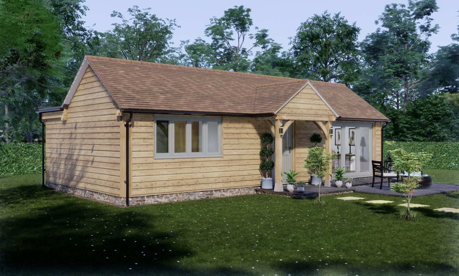 oak framed annexe building